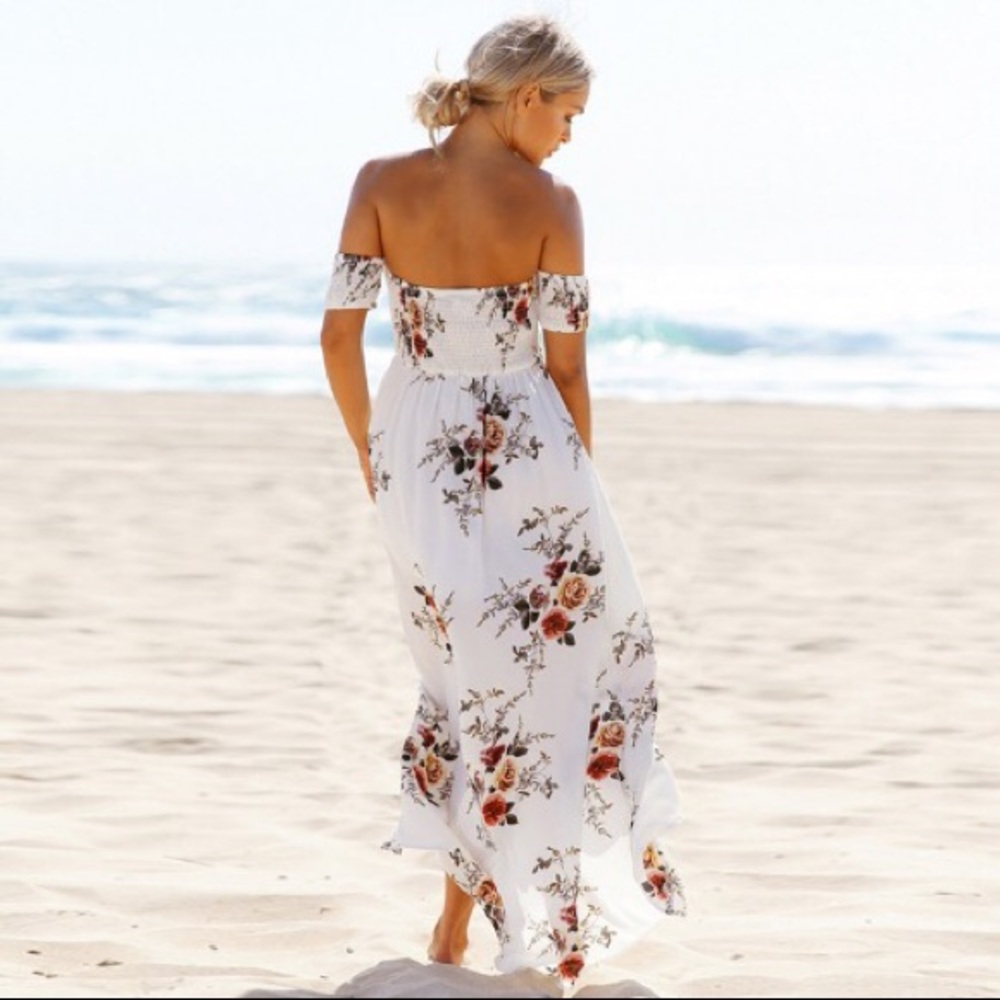 Boho Summer Chiffon Dress - Picture 3 of 5